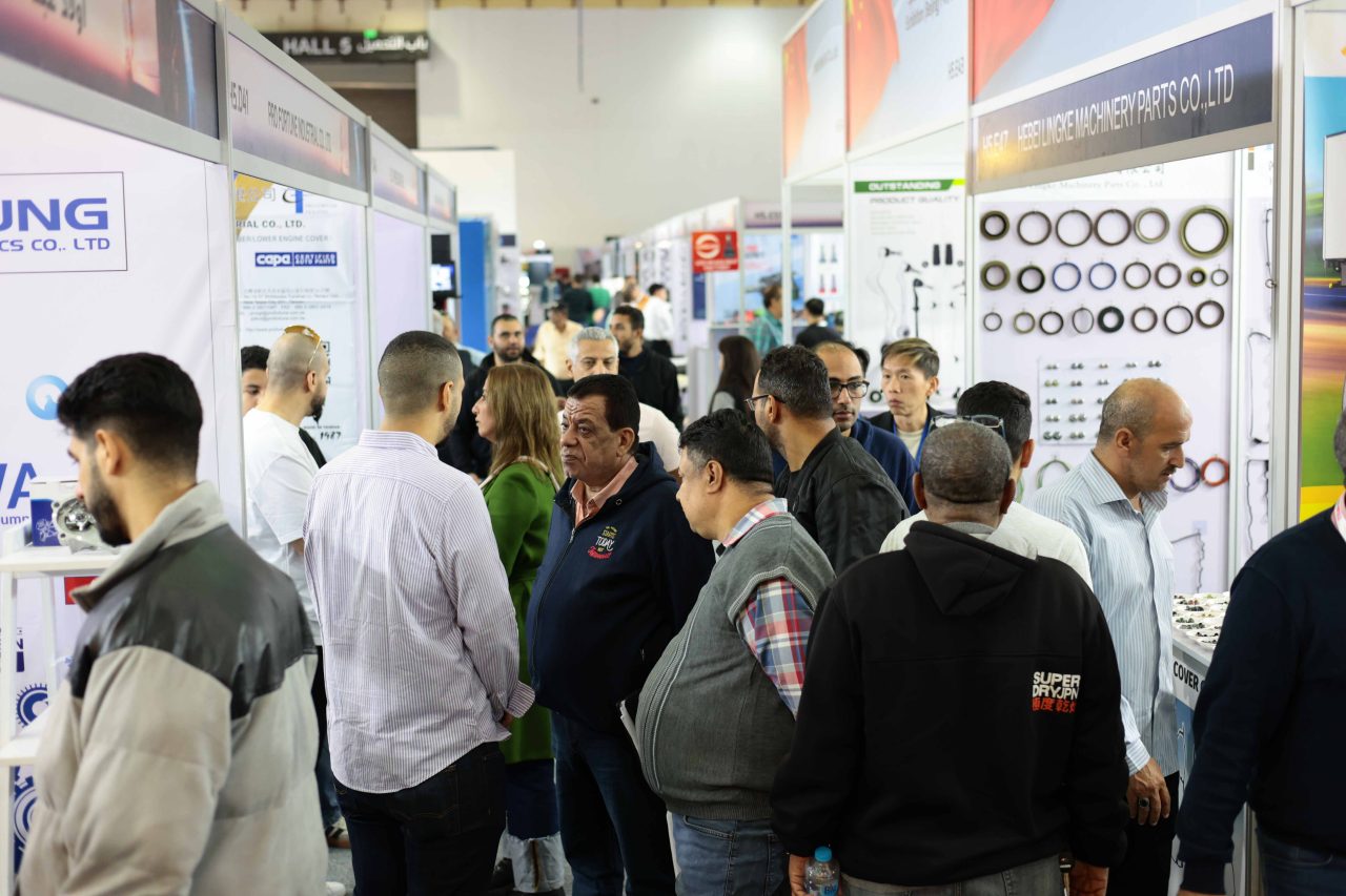 Visitors checking OEM products